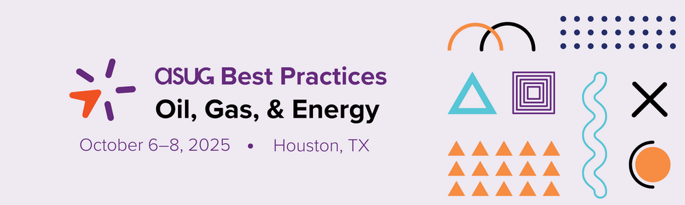 ASUG Best Practices for Oil, Gas and Energy